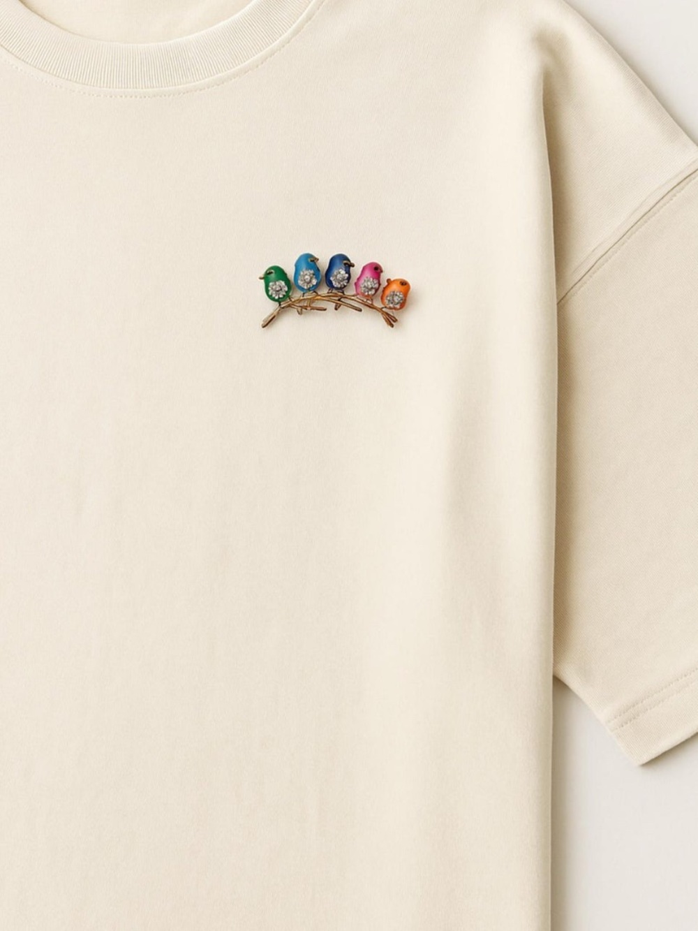 Cute Colorful Enamel Bird Brooch Pin - Picture 8 of 9